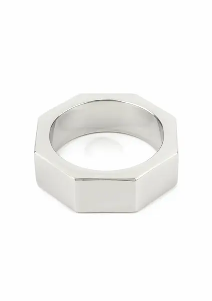 Mr. Steel Nut C-Ring 40mm Stainless Steel Hexagonal Design
