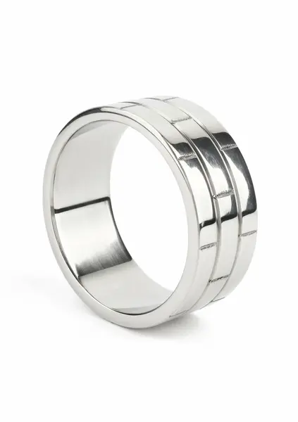 Mr. Steel The Wall C-Ring 55mm Stainless Steel Wide Band Ring