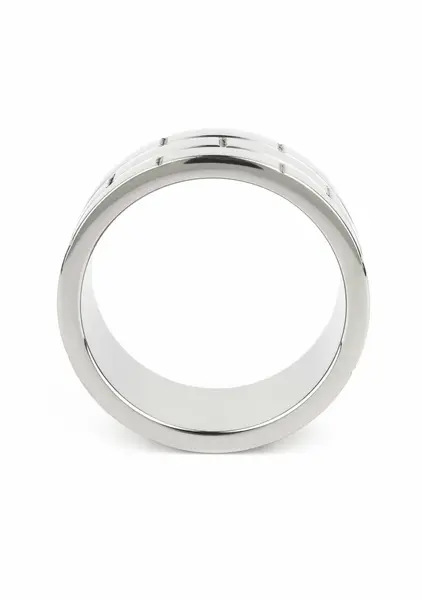 Mr. Steel The Wall C-Ring 50mm Stainless Steel Wide Band Ring