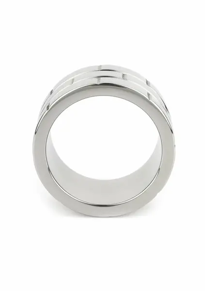 Mr. Steel The Wall C-Ring 40mm Stainless Steel Wide Band Ring