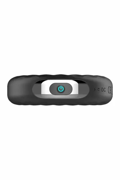 FORTO F-15 Vibrating Ring Black - 10 Modes, Waterproof, USB Charging