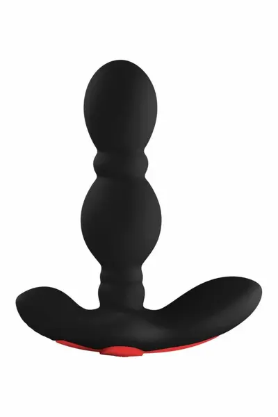 FORTO Vibrating Plug Black - 20 Modes, Compact Silicone Design