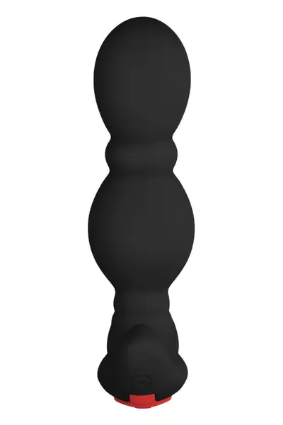 FORTO Vibrating Plug Black - 20 Modes, Compact Silicone Design