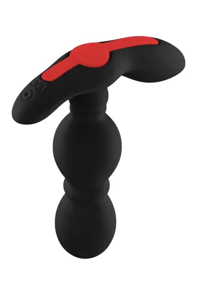 FORTO Vibrating Plug Black - 20 Modes, Compact Silicone Design