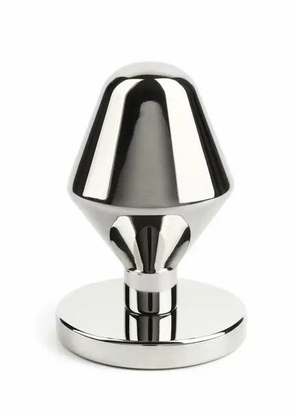 Mr. Steel Classic Stainless Steel Plug Small - Tapered Design, Polished Finish