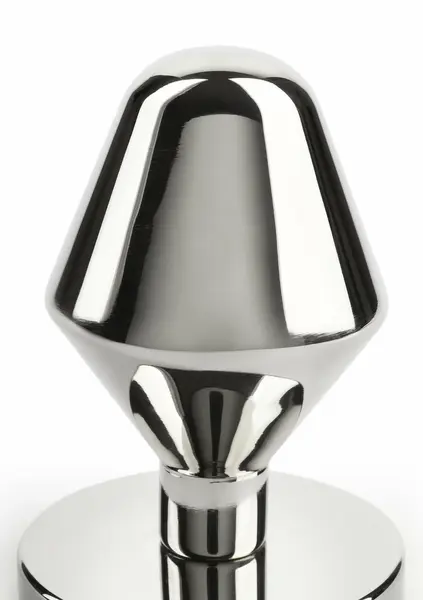 Mr. Steel Classic Stainless Steel Plug Small - Tapered Design, Polished Finish