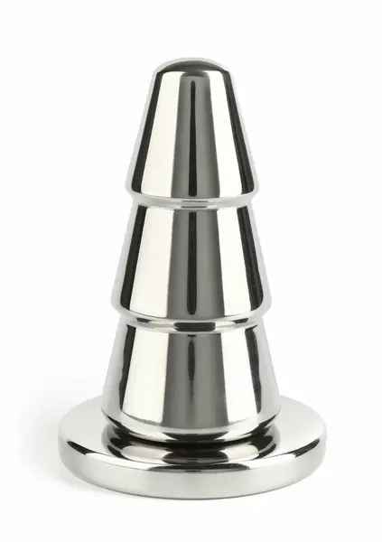 Mr. Steel Advanced Cone Stainless Steel Plug - Tapered, Large Size