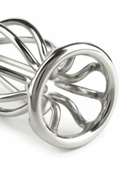 Mr. Steel Round Wire Plug Medium Stainless Steel Open-Frame Design