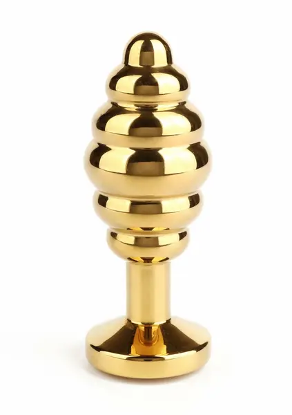 Mr. Steel Twister Medium Stainless Steel Spiral Plug with Jeweled Base