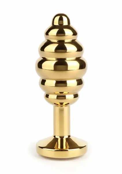Mr. Steel Twister Large Stainless Steel Spiral Plug with Jeweled Base