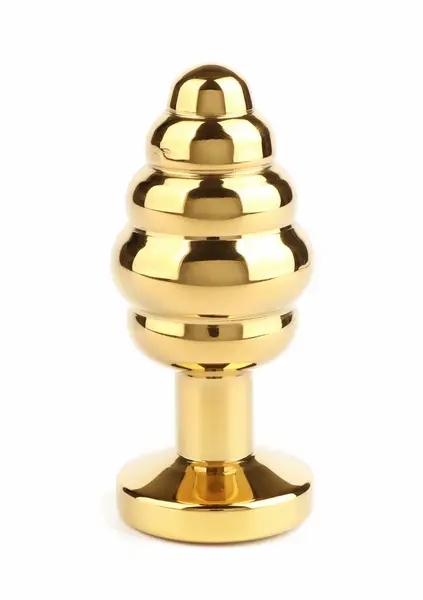 Mr. Steel Twister Small Stainless Steel Spiral Plug with Jeweled Base