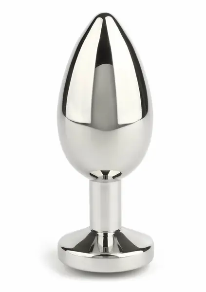 Mr. Steel Jeweled Stainless Steel Plug Medium - Elegant Gem Base