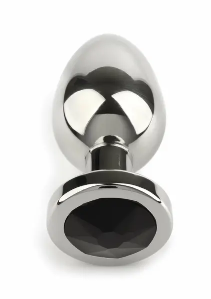 Mr. Steel Jeweled Plug Small Stainless Steel with Gemstone Base