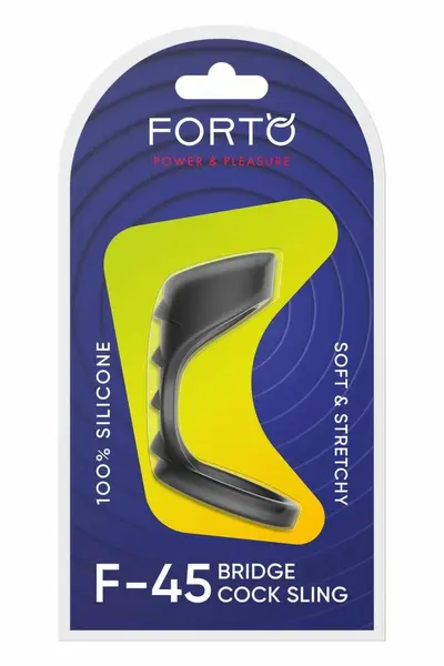 FORTO F-45 Textured Bridge Support Ring Black Silicone Adjustable
