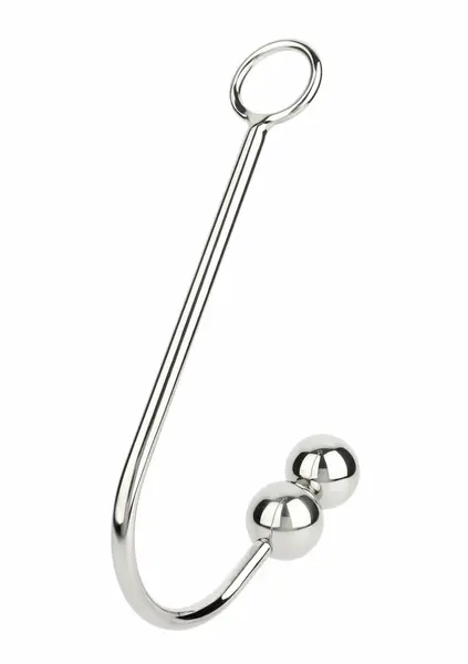 Mr. Steel Anal Hook Double Balls 40+40mm Stainless Steel System