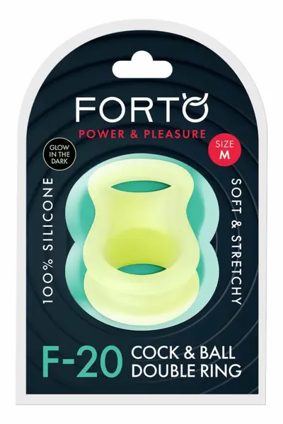 FORTO F-20 Ball Stretcher Medium Glow Premium Silicone Ring