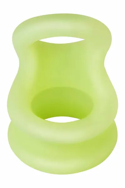 FORTO F-20 Balls Stretcher Small Glow Premium Silicone Ring