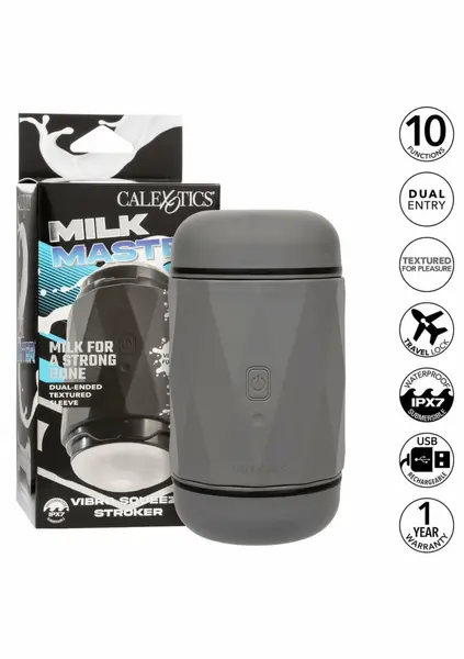 Milk Master Vibro Squeeze Dual-Ended Intimate Machine, Rechargeable