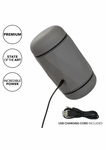 Milk Master Vibro Squeeze Stroker Dual-Ended Vibrating System 10 Modes