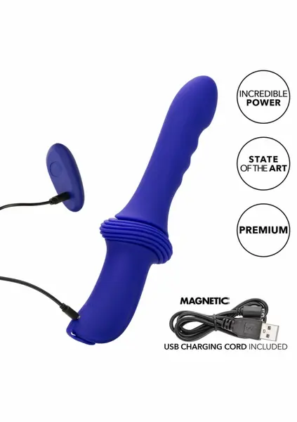 Overdrive Ridged Thruster Remote-Controlled Intimate Machine, 10 Speeds