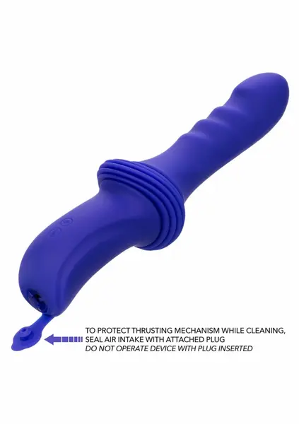Overdrive Ridged Thruster Remote-Controlled Intimate Machine, 10 Speeds