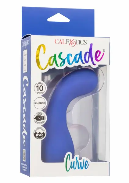 Cascade Curve Intimate Massager with 10-Speed Vibration System Pink