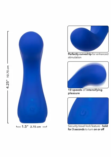 Cascade Curve Intimate Massager with 10-Speed Vibration System Pink