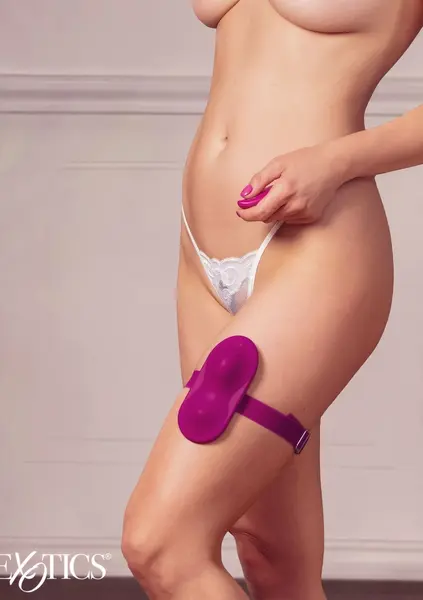 CalExotics Dual Rider Remote Control Intimate Machine with Thigh Strap
