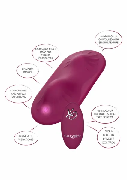 CalExotics Dual Rider Remote Control Intimate Machine with Thigh Strap