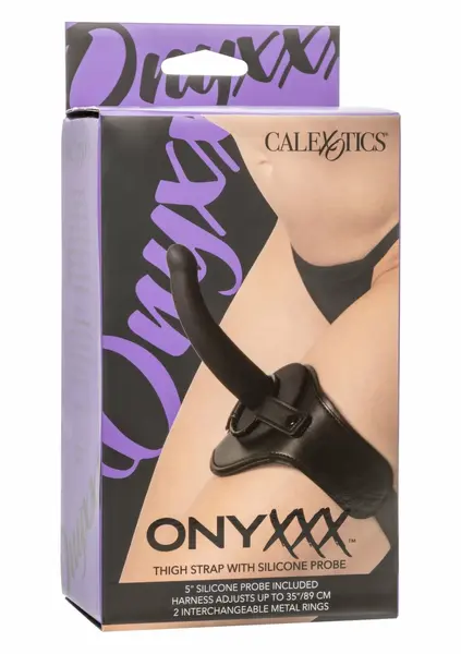 Onyxxx Thigh Strap Silicone Probe Set Adjustable 5