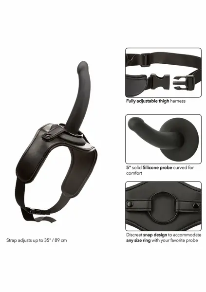 Onyxxx Thigh Strap Silicone Probe Set Adjustable 5