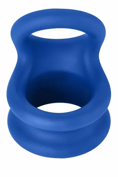 FORTO F-20 Ball Stretcher Medium Blue Premium Silicone Ring