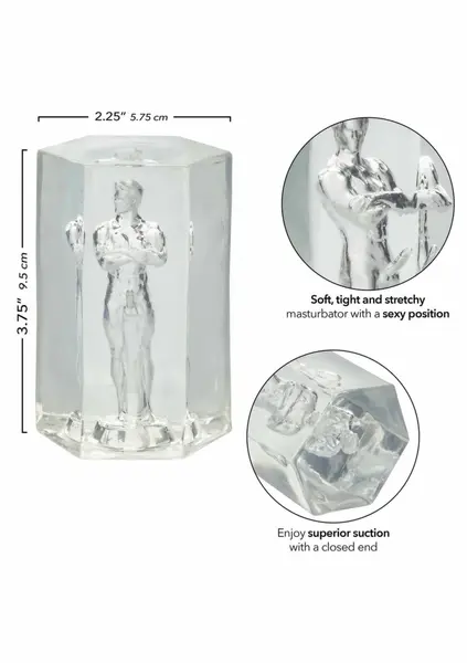 Guys Guys Guys David Transparent Compact Intimate Device 13 cm