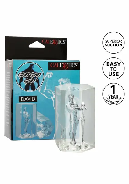 Guys Guys Guys David Transparent Compact Intimate Device 13 cm