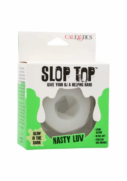 Slop Top Nasty Luv Liquid Silicone Glow-in-the-Dark Intimate Device