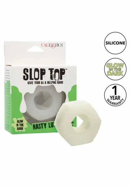 Slop Top Nasty Luv Liquid Silicone Glow-in-the-Dark Intimate Device