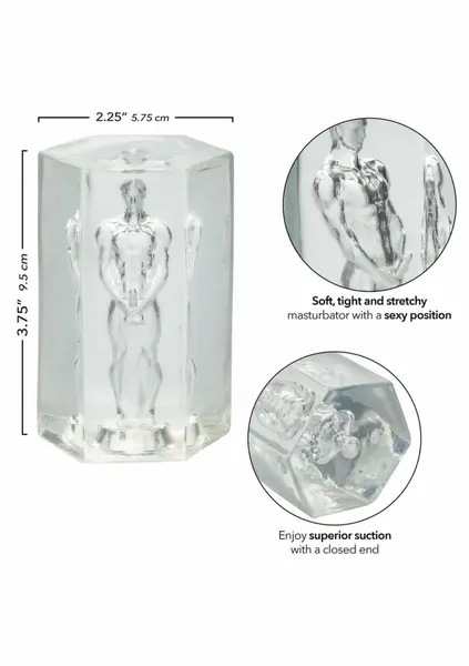Guys Guys Guys Romeo Transparent Compact Intimate Device