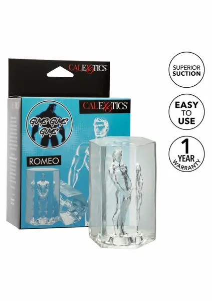 Guys Guys Guys Romeo Transparent Compact Intimate Device
