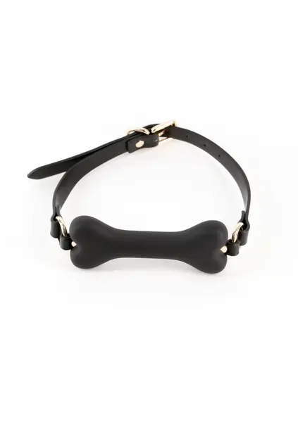 Fetish & Fashion Roseanne Gag Adjustable PU Ball Gag Black/Red