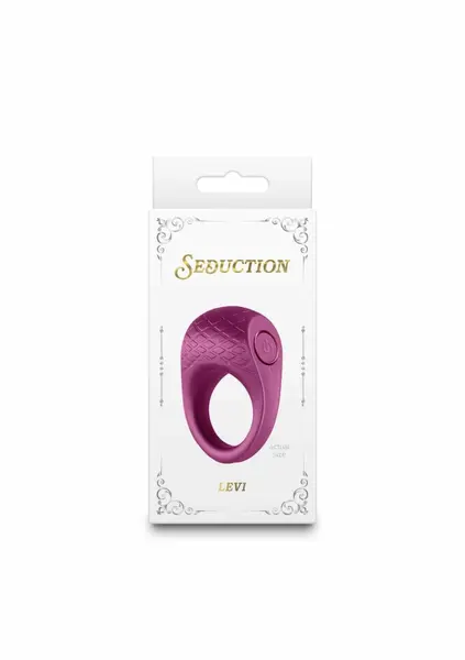 Seduction Levi Rechargeable Silicone Vibrating Ring, 3 Speeds, 7 Modes