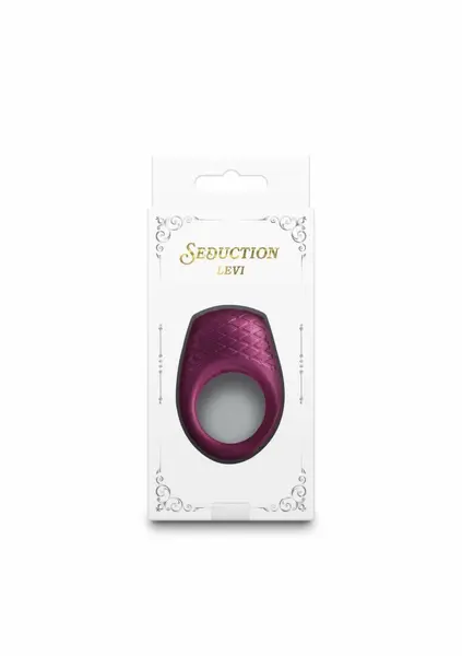 Seduction Levi Rechargeable Silicone Vibrating Ring, 3 Speeds, 7 Modes