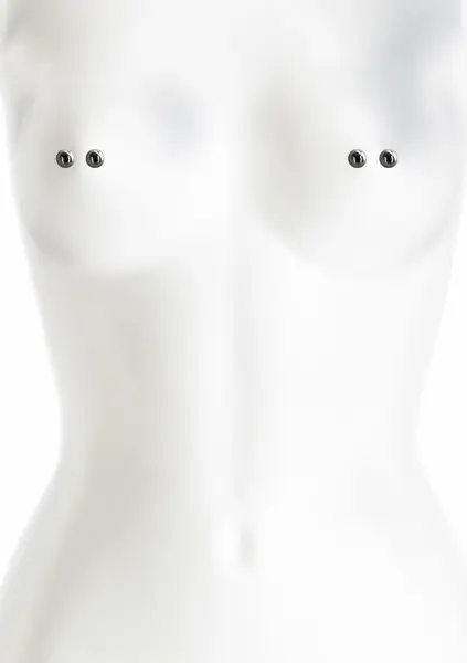 NS Novelties Bound Adjustable Nipple Clamps M1 - Nickel-Free, Silicone Tips