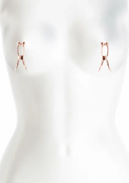 NS Novelties Bound Adjustable Nipple Clamps C1 Nickel-Free Metal