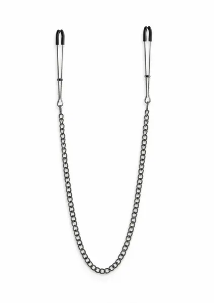 NS Novelties Nipple Clamps DC3 Adjustable Silicone-Tipped Metal Clips