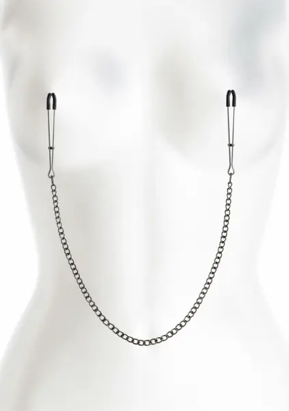 NS Novelties Nipple Clamps DC3 Adjustable Silicone-Tipped Metal Clips