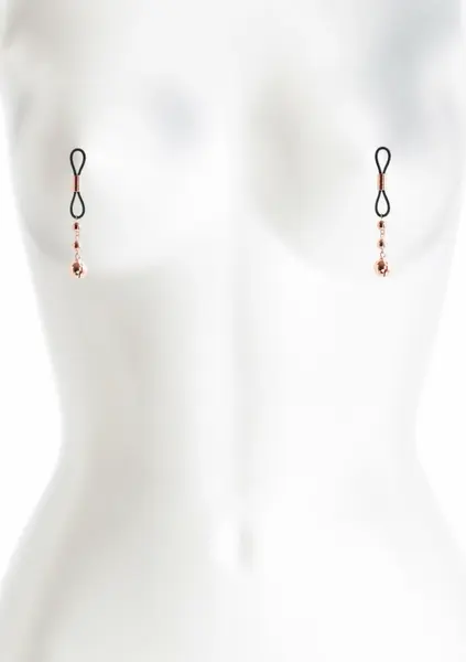 NS Novelties Bound D1 Adjustable Metal Clamps with Silicone Tips