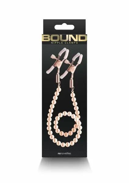 NS Novelties Bound DC1 Adjustable Nipple Clamps Silicone Tips