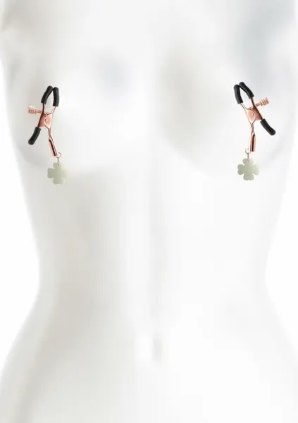 NS Novelties Bound Adjustable Nipple Clamps G4 Nickel-Free Silicone Tips