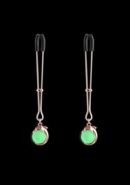 NS Novelties Nipple Clamps G1 Adjustable Metal with Silicone Tips