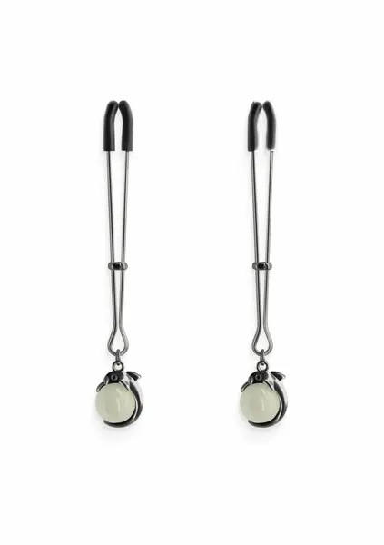NS Novelties Nipple Clamps G1 Adjustable Silicone-Tipped Metal Clips